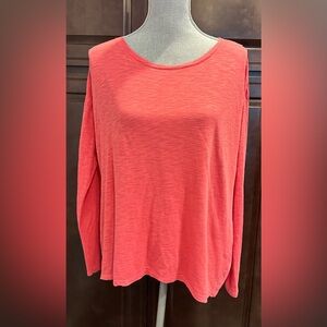 Ann Taylor Loft Fan Crossover Back Blouse Top Shirt size small